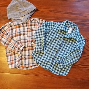 Two Soft and Comfy Button Down Shirts
